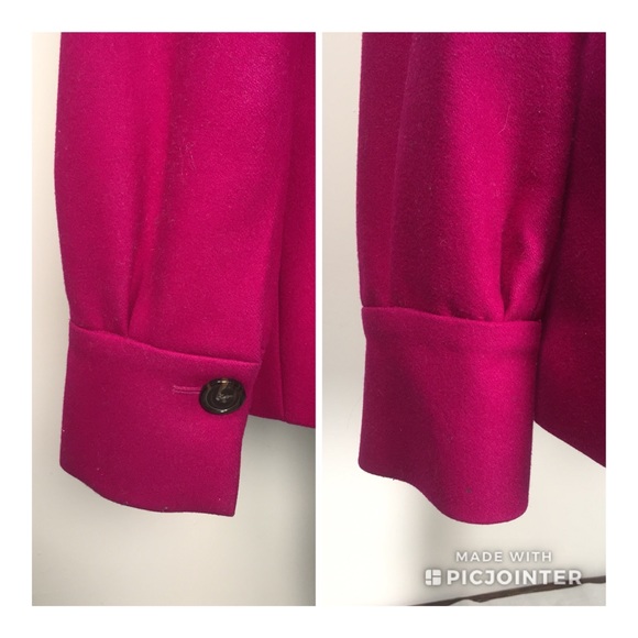 Pink Banana Republic Pea Coat Women’s - Picture 5 of 7